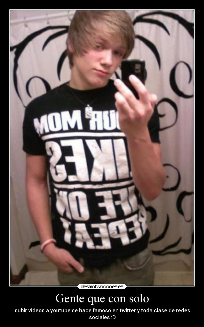 Gente que con solo - 