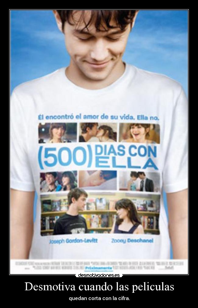 Desmotiva cuando las peliculas - quedan corta con la cifra.