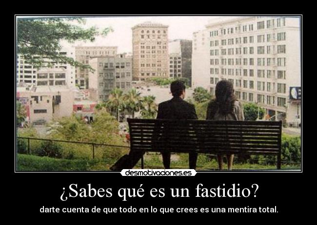¿Sabes qué es un fastidio? - 