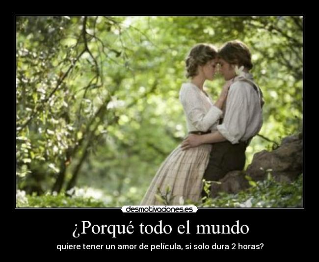 ¿Porqué todo el mundo -