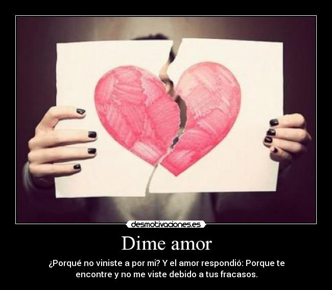 Dime amor - 