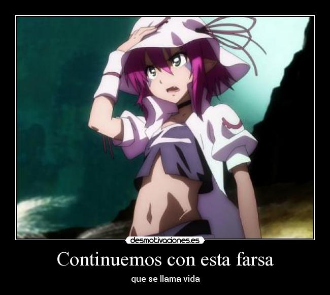 carteles anime yumkui merry farsa vida desmotivaciones