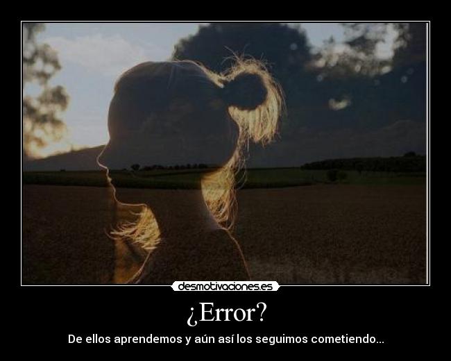¿Error? - 
