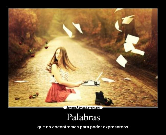 Palabras -