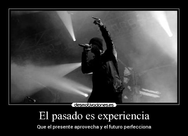 El pasado es experiencia -