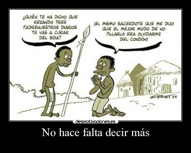 carteles religion condon papa sida pura realidad verdad desmotivaciones