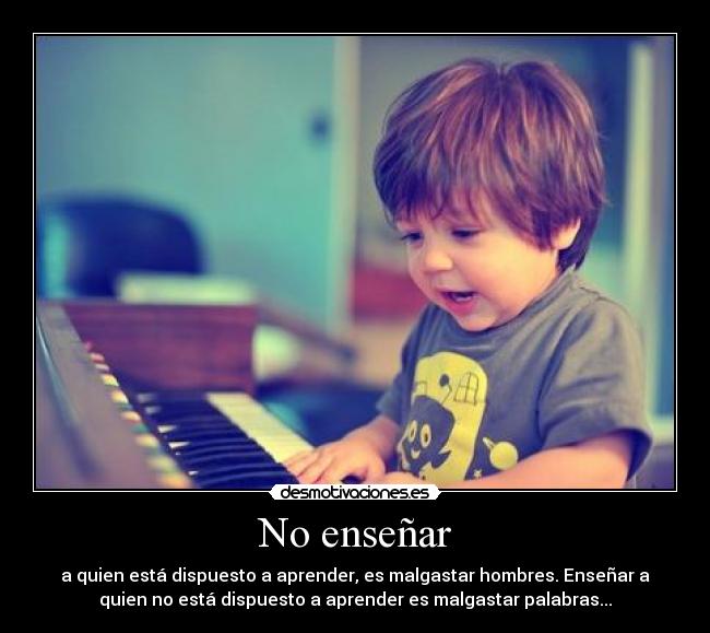 No enseñar - 