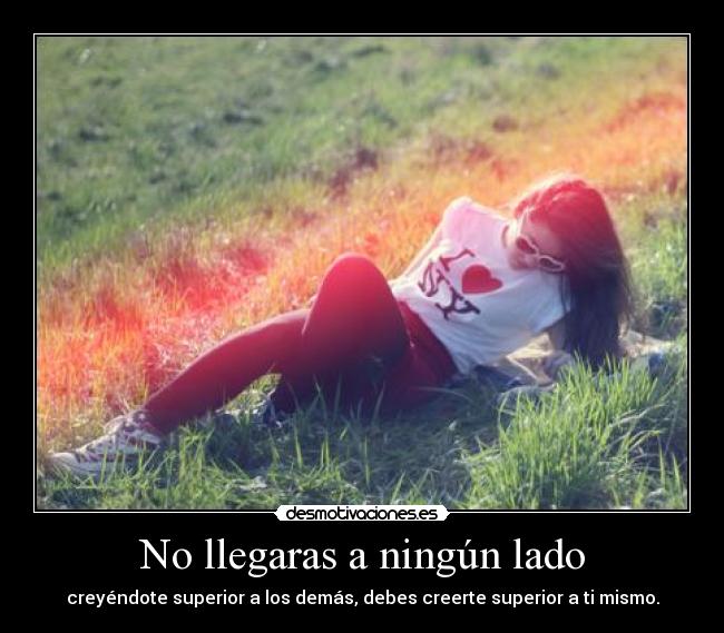 No llegaras a ningún lado - 