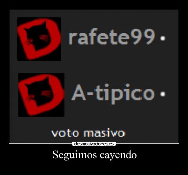 carteles clanantifas kaf desmotivaciones