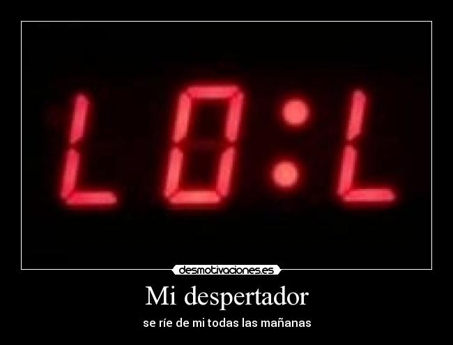 Mi despertador -