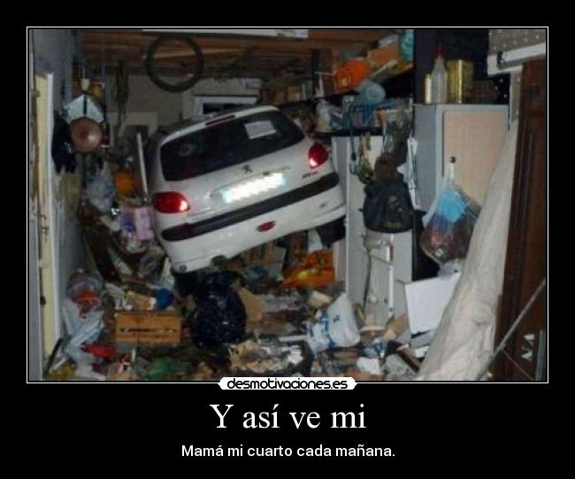 Y así ve mi -