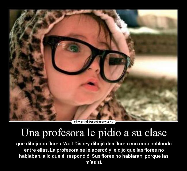 Una profesora le pidio a su clase - 