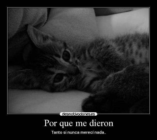 Por que me dieron -