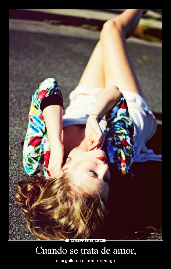 Cuando se trata de amor, - 