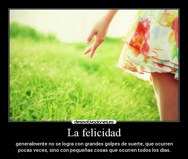 La felicidad - 