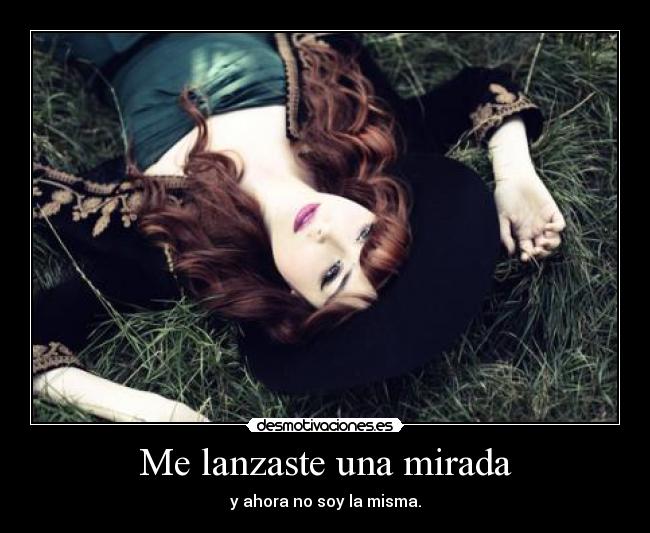 Me lanzaste una mirada - 