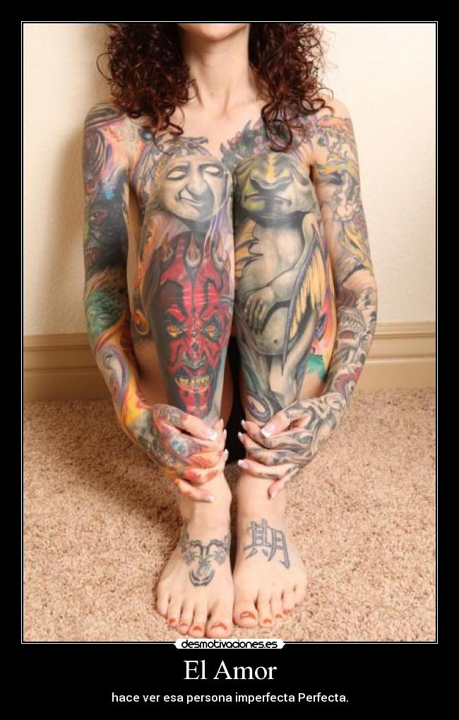 El Amor - hace ver esa persona imperfecta Perfecta.