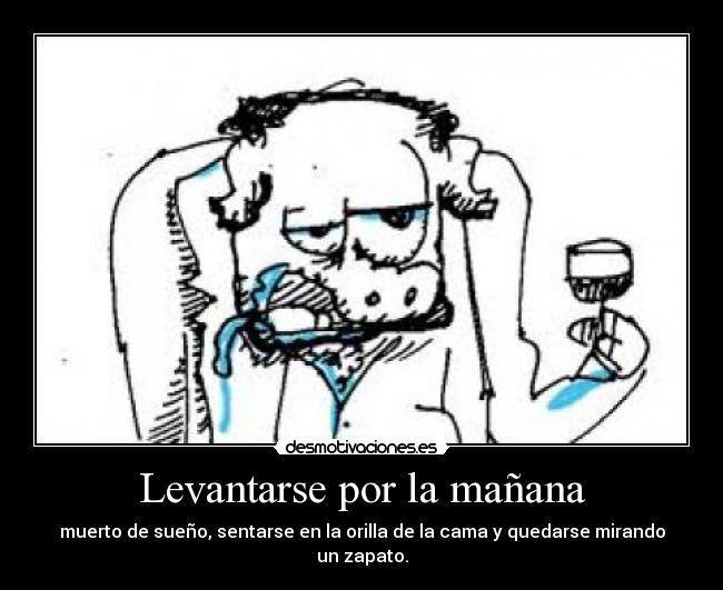 Levantarse por la mañana -