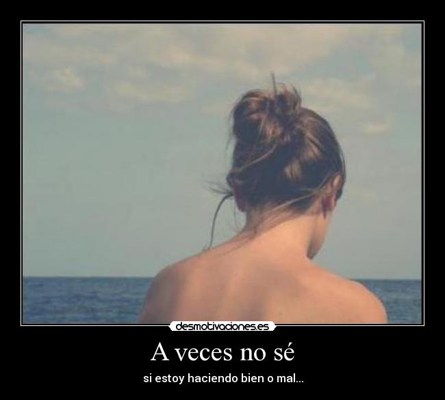 A veces no sé - 