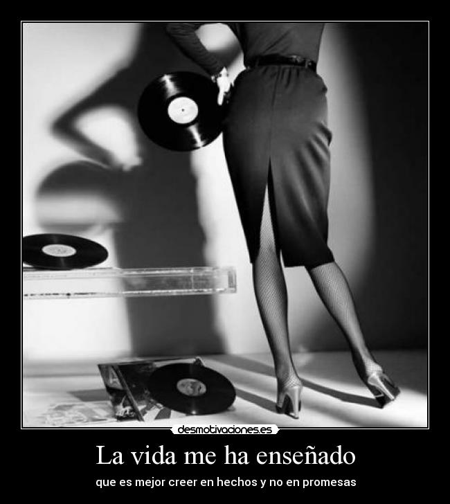 La vida me ha enseñado -