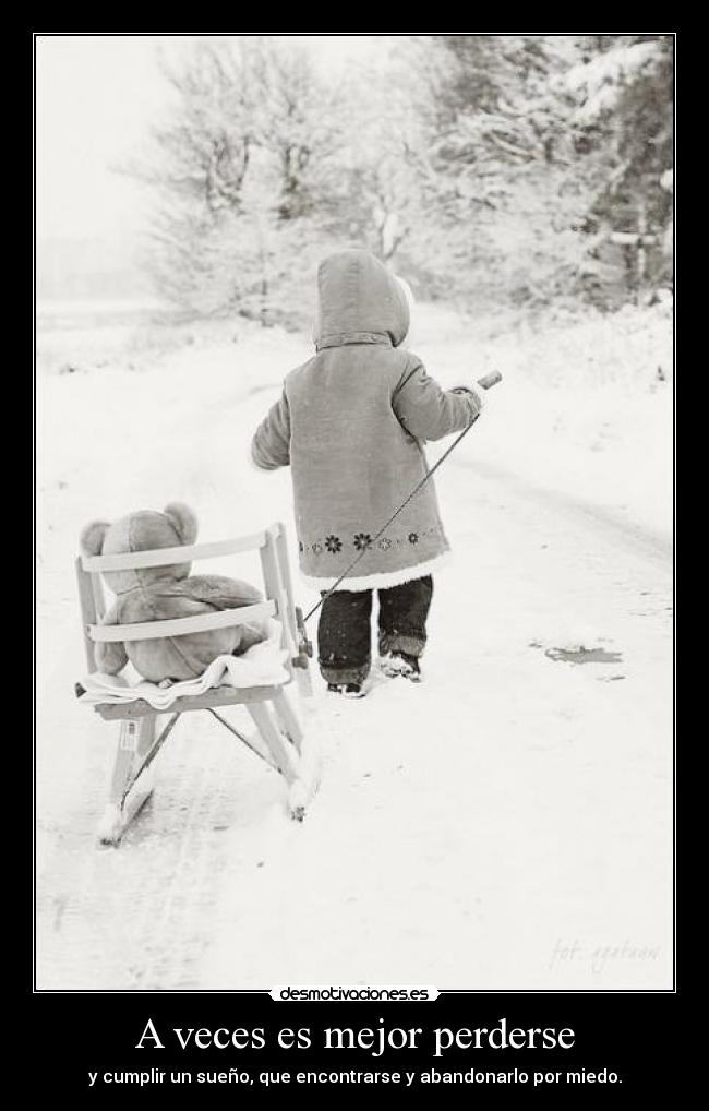 A veces es mejor perderse - 