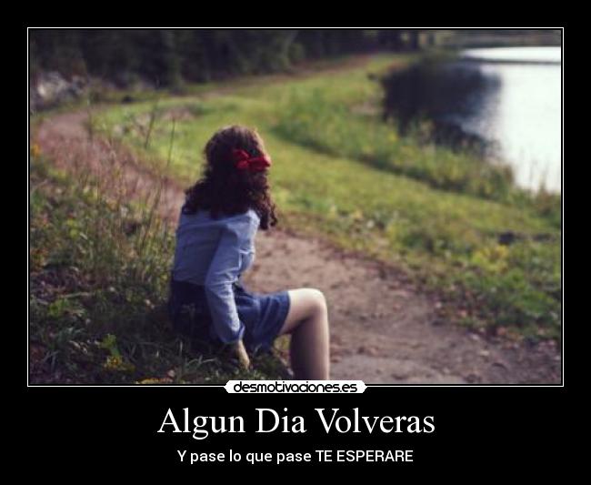 Algun Dia Volveras - Y pase lo que pase TE ESPERARE