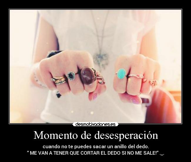 Momento de desesperación -