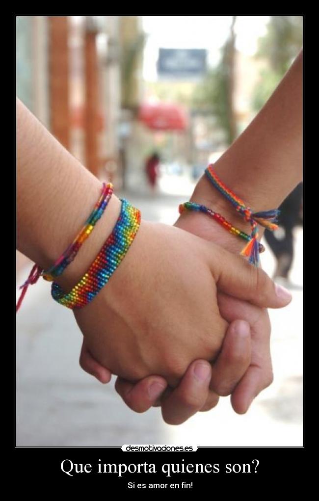 Que importa quienes son? -