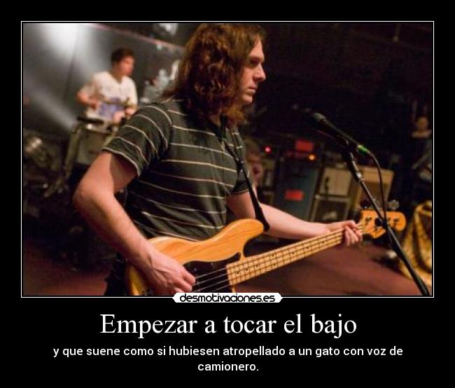 Empezar a tocar el bajo -