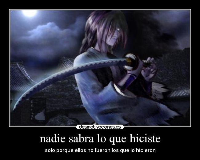 nadie sabra lo que hiciste - 