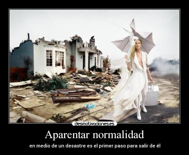 Aparentar normalidad - 