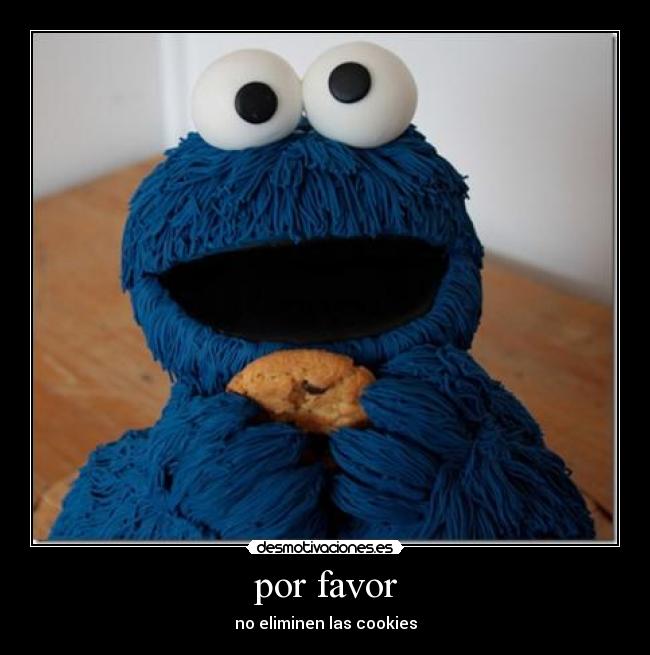 por favor - no eliminen las cookies