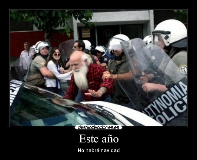 Este año - No habrá navidad