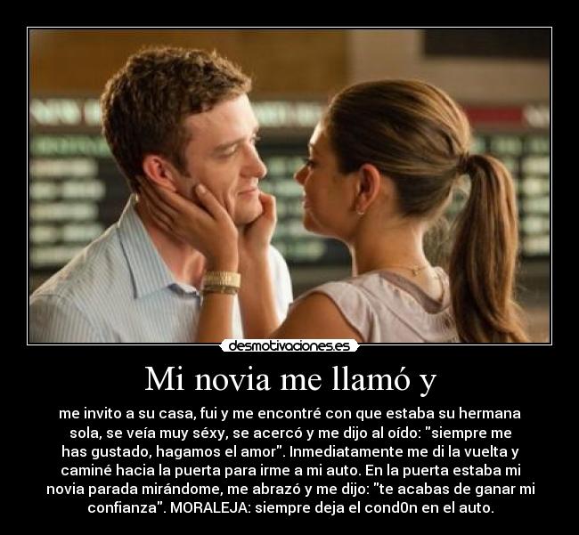 carteles novia casa hermana coche condon desmotivaciones