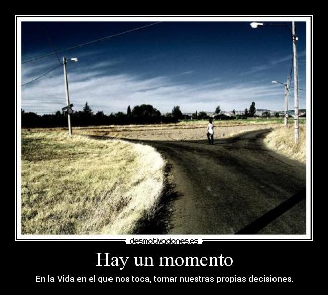 Hay un momento -