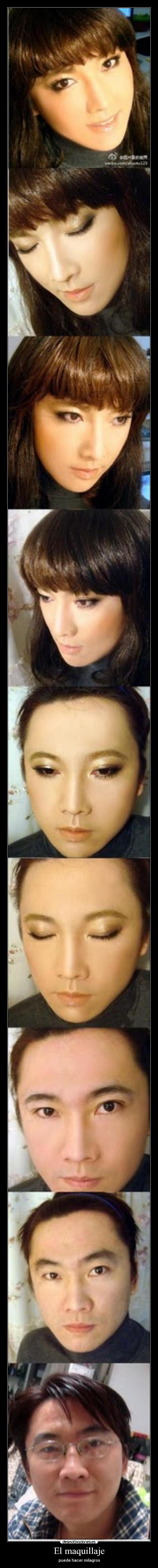 El maquillaje - puede hacer milagros