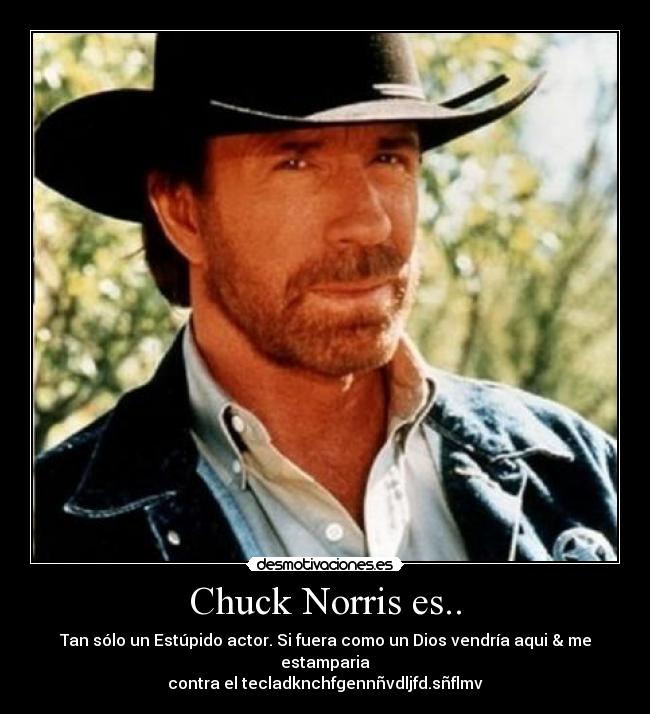 Chuck Norris es.. -