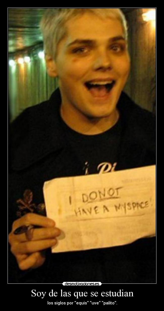 Soy de las que se estudian - los siglos por equis uve palito.