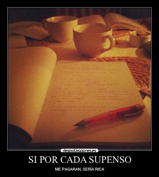 SI POR CADA SUPENSO -