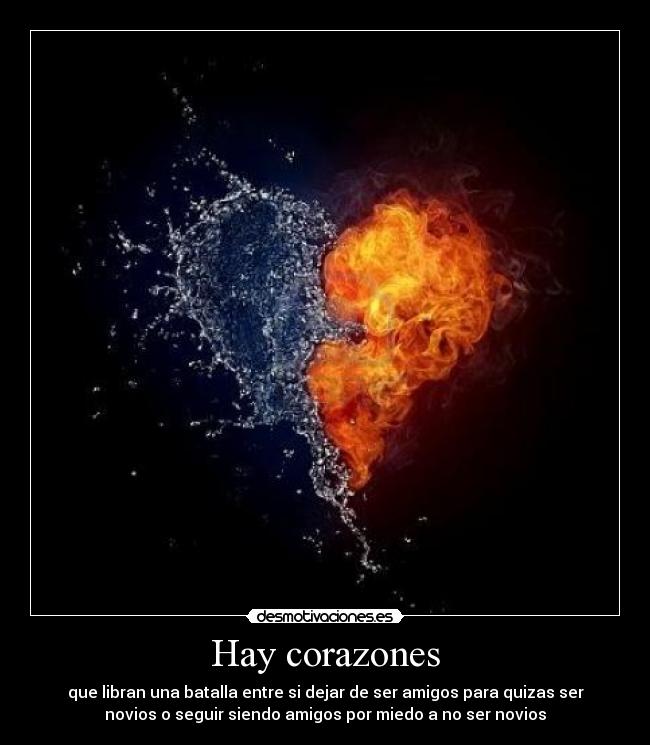 Hay corazones -