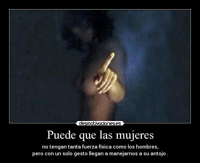 Puede que las mujeres -