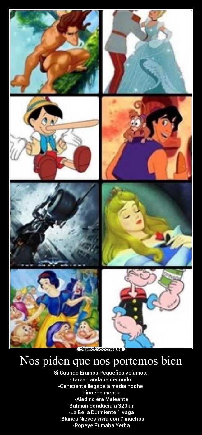 Nos piden que nos portemos bien - 