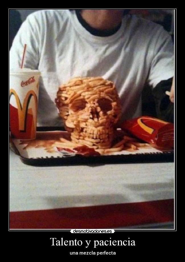Talento y paciencia - una mezcla perfecta