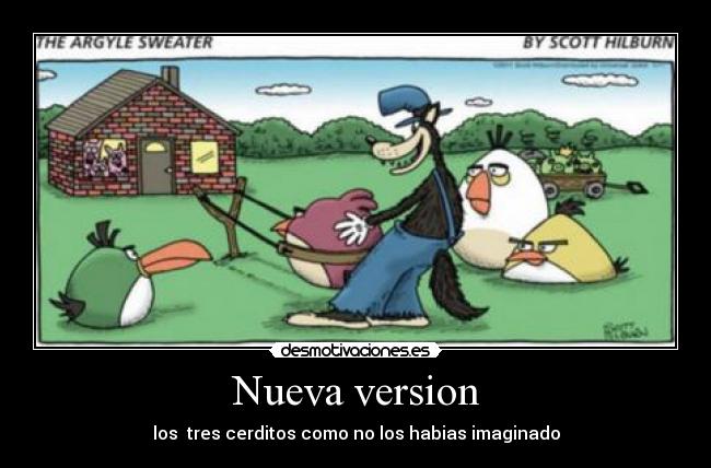 carteles los tres cerditos desmotivaciones