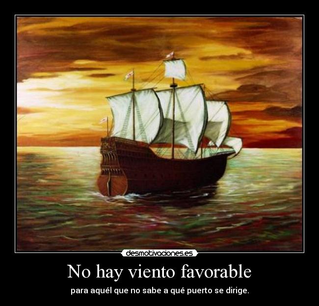 No hay viento favorable -