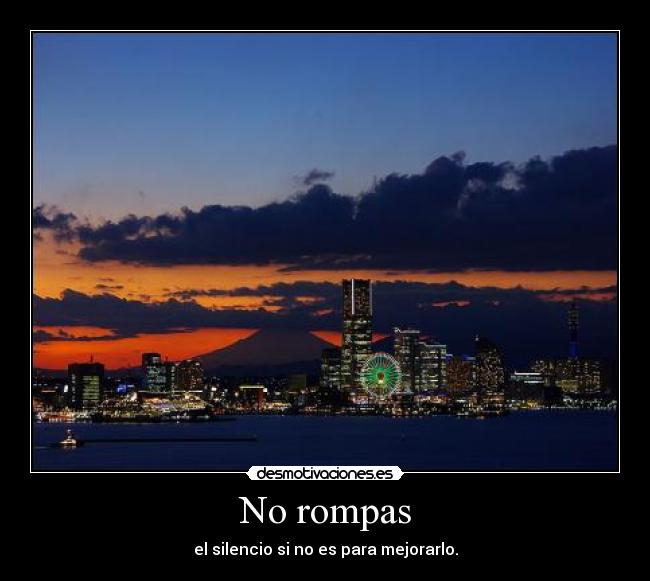 No rompas - 