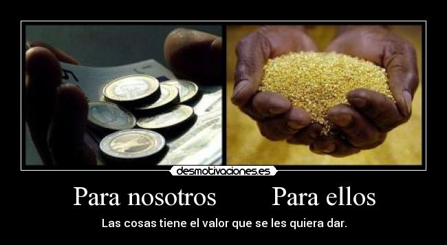 Para nosotros        Para ellos - 