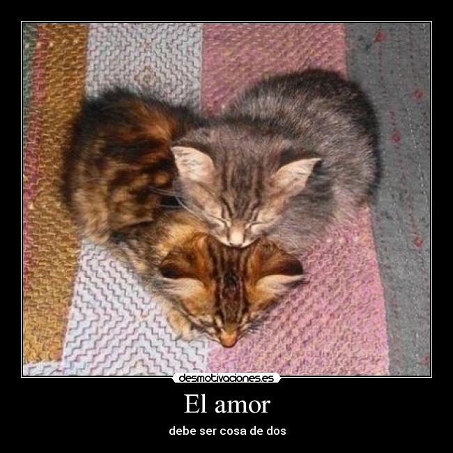 El amor - debe ser cosa de dos