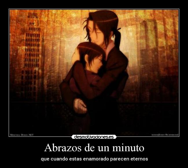 Abrazos de un minuto -