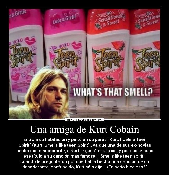 Una amiga de Kurt Cobain -